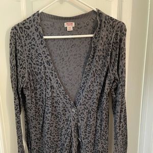 Leopard Print Cardigan